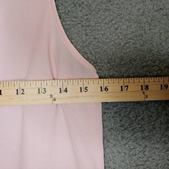 Halogen Womens Tank Top Pink Scoop Neck High Low Pullover XS New‎ - Picture 3 of 8